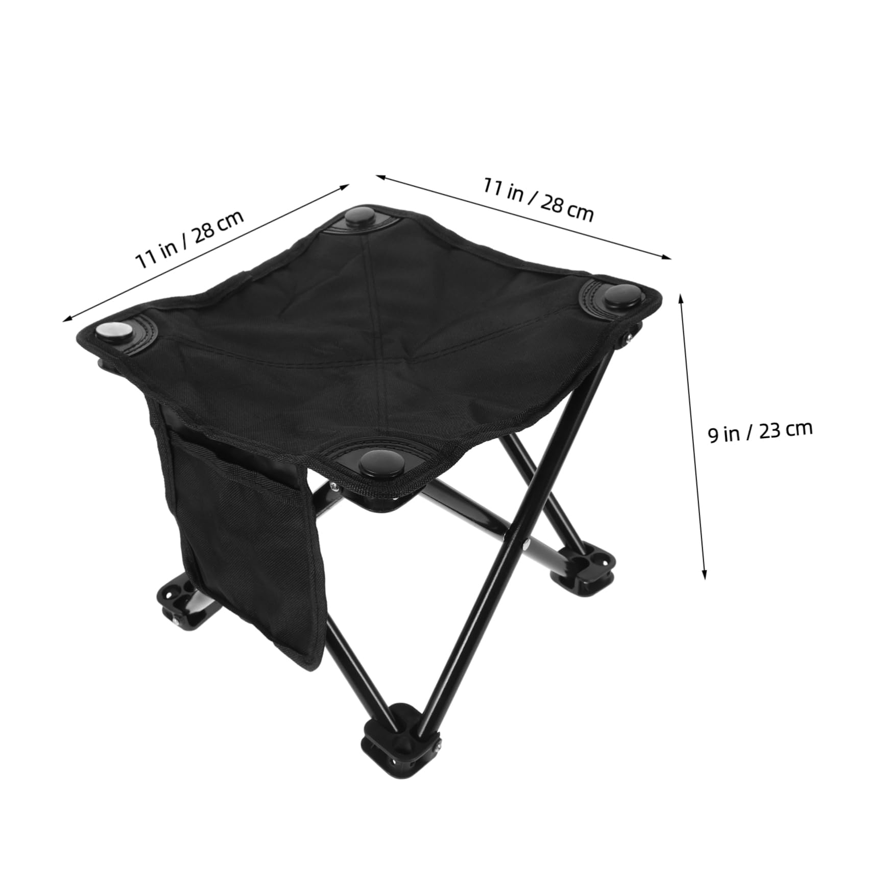 ASAKKURA Portable Folding Chair Lightweight and Sturdy Camping Stool with High Capacity Compact Design for Outdoor Activities for Fishing Picnics and Hunting