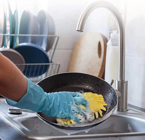 Miniatura 3 de Kitchen by Scrub- it - Esponja de microfibra antiarañazos para esponjas multiusos junto con poder de fregado resistente, limpieza sin esfuerzo de