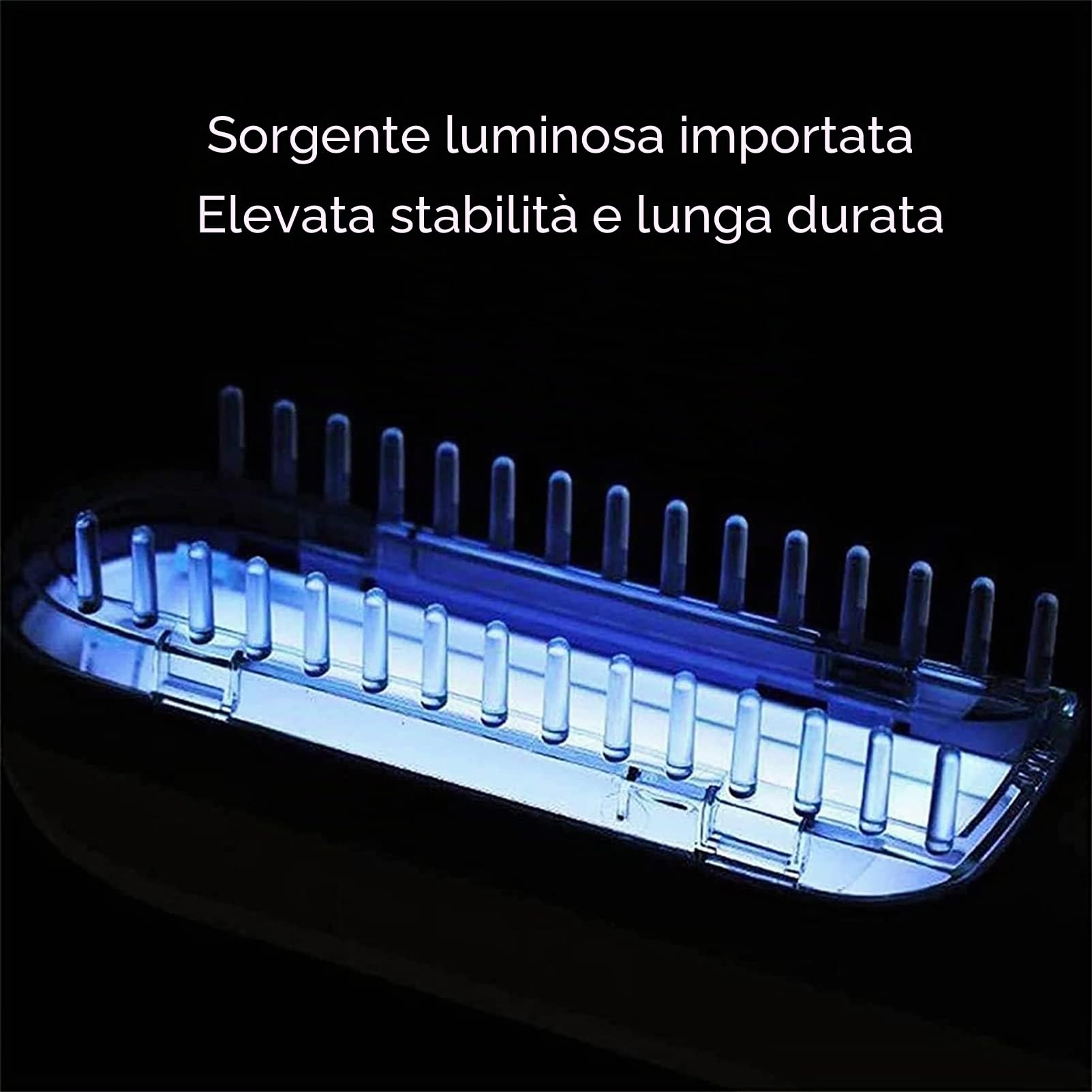 Lampada per fototerapia UVB per trattamento vitiligine 311 nm con timer e occhiali, dispositivo per fototerapia domestica per eczema e malattie della pelle