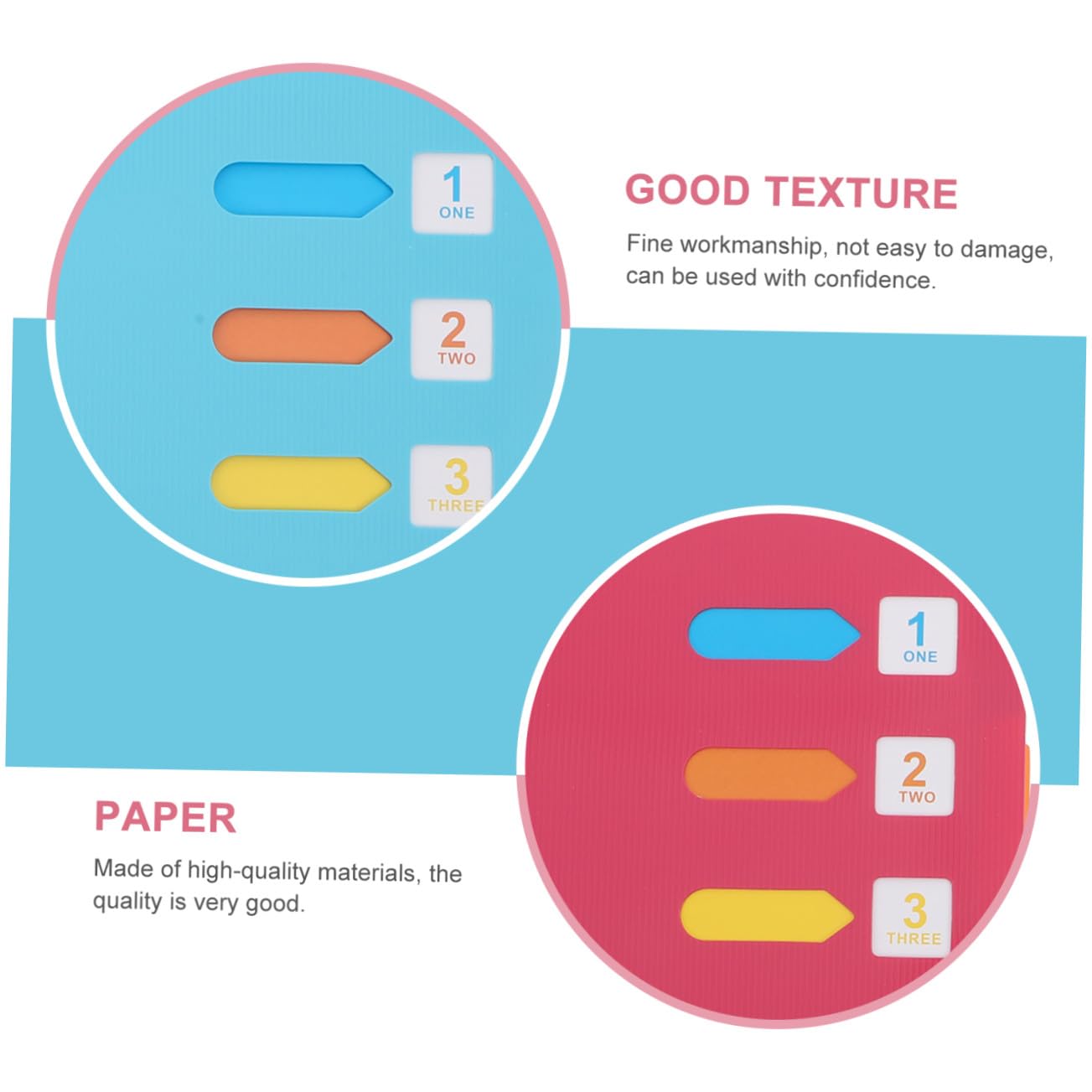 2 pièces Cahiers à Spirale avec Intercalaires Colorés Bloc-notes Épais pour Étudiants et Bureau Papier pour Notes et Organisation Journalière