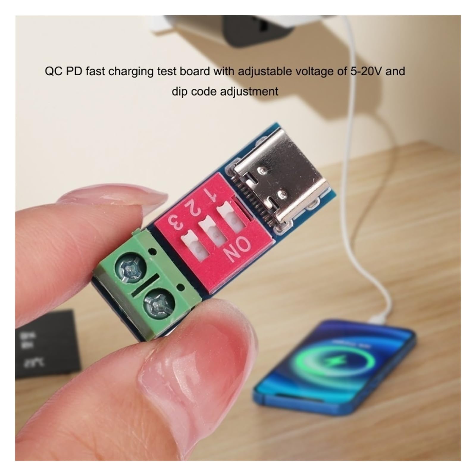 PD 5-20V Trigger Tester Decoy Board Type-C DIY Power Supply(10pcs)