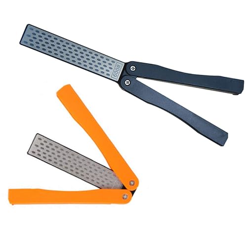 XILEWHZF 2 Pcs 400/600 Grit Pocket Diamond Sharpener