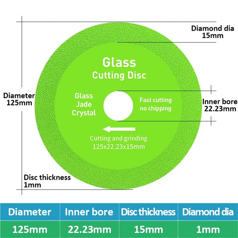 Diamentowe brzeszczoty do pił, Tarcza szlifierska do szkła, ceramiki, marmuru, żółto-niebiesko-zielono-fioletowa, 100/115/125 mm(Purple,100mm)