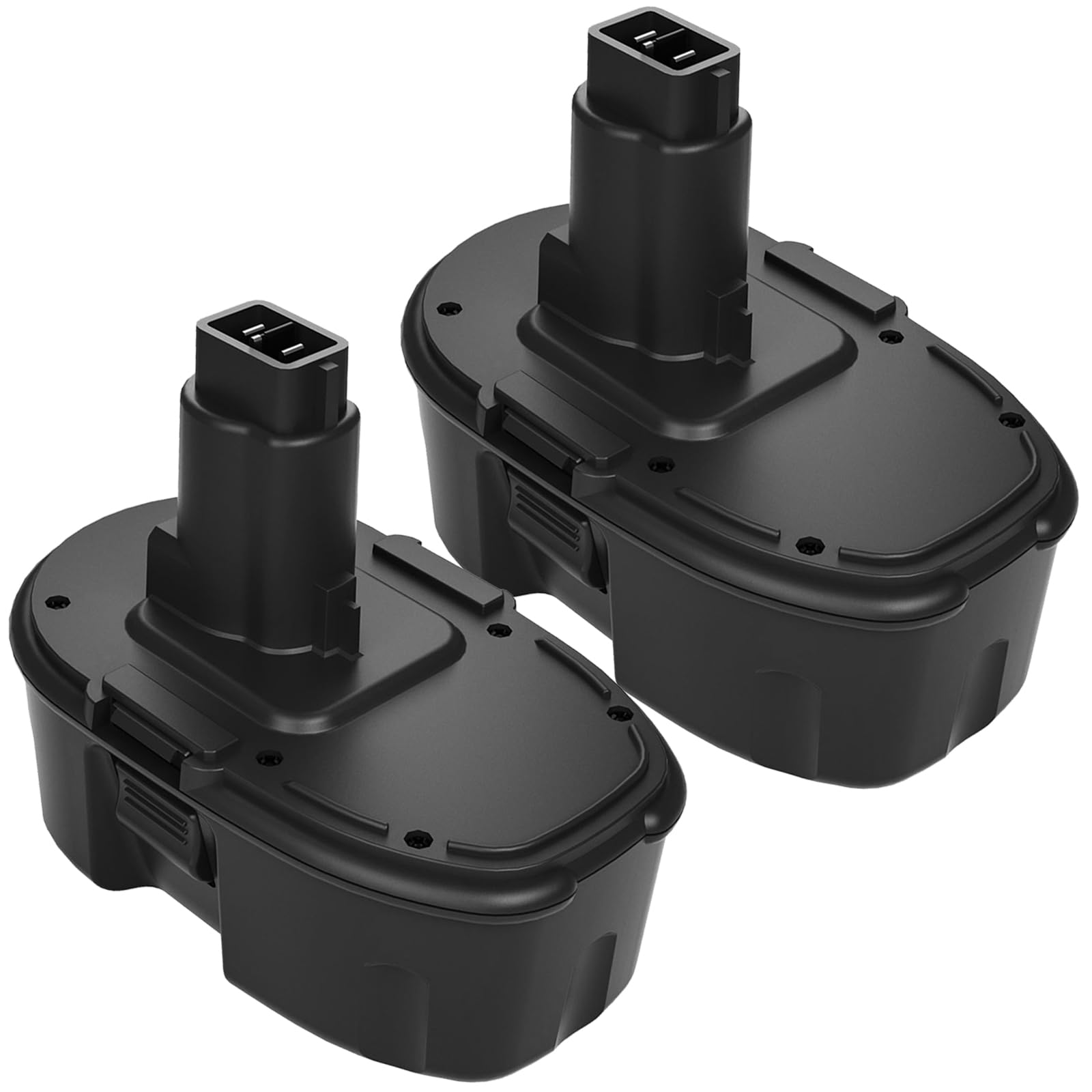 2 Packs 4.5Ah Ni-Mh Replacement for Dewalt 18V Battery DC9096 DW9098(Black) | Compatible with Dewalt 18 Volt XRP Batteries DC9098 DC9099 DW9096 DW9099 DE9039 DE9095 DE9096 DE9098 DE9503
