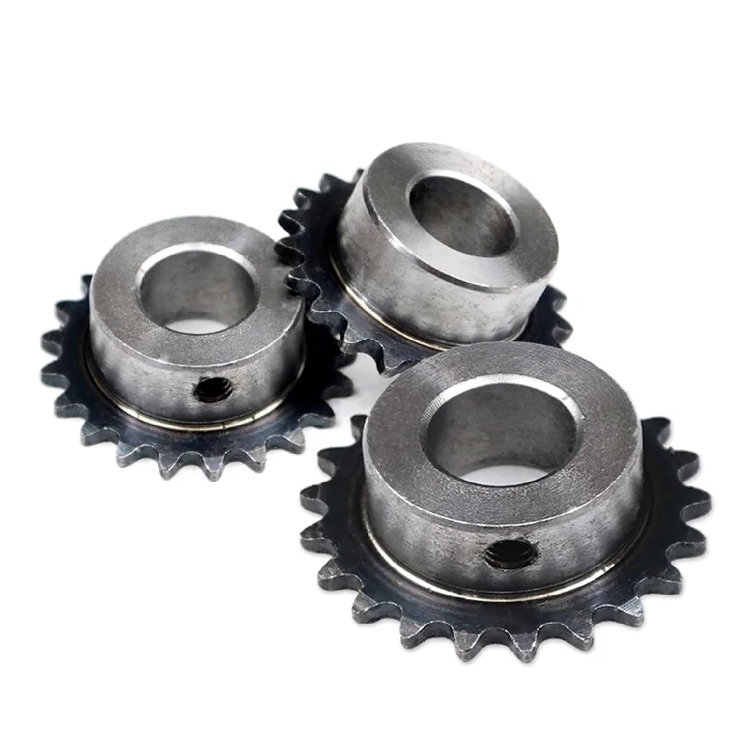04C Sprocket 38 Teeth with M5 Mounting Screw Holes 45# Steel Pitch 6.35mm 2Pcs(10mm)
