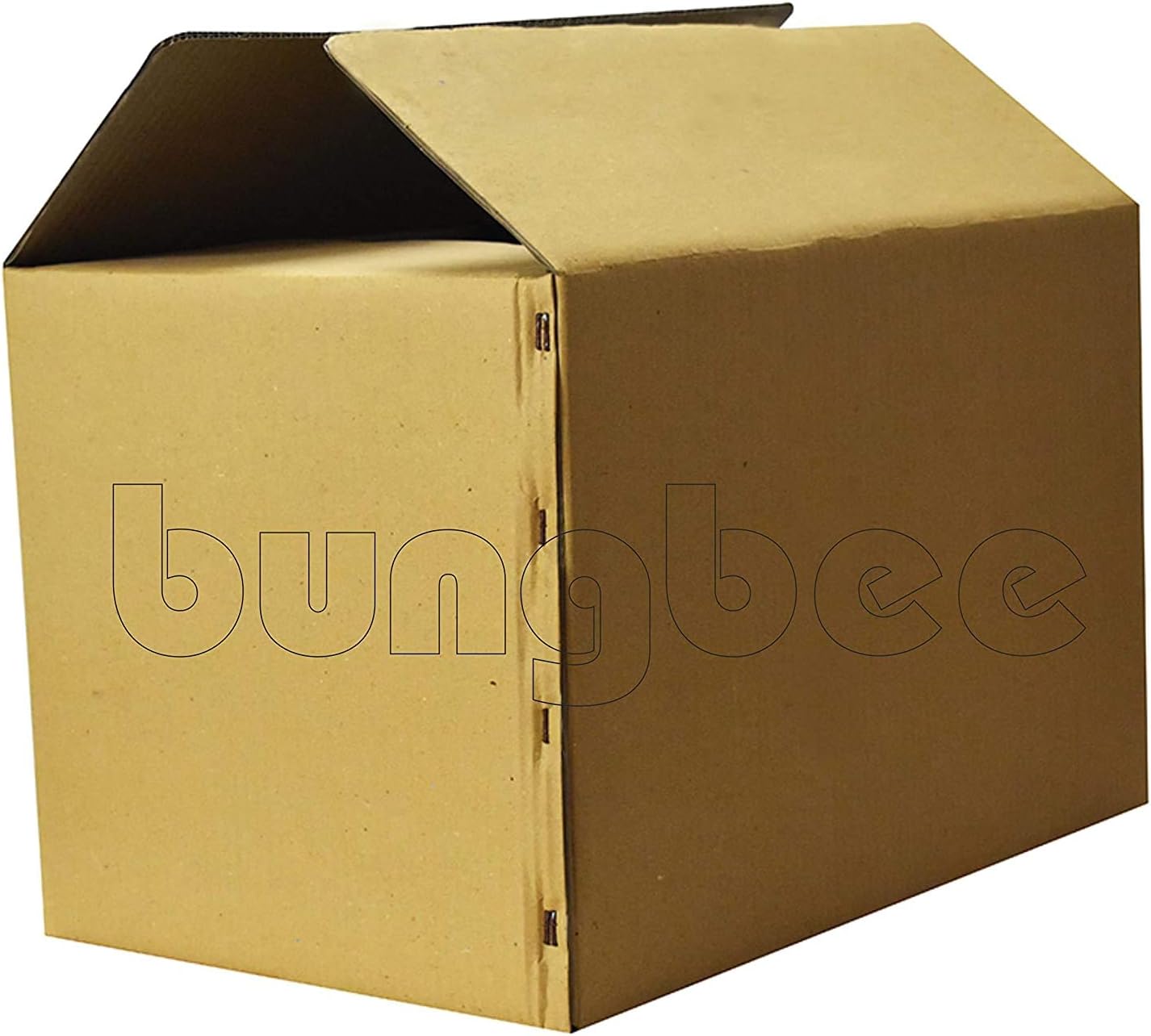 Bungbee Corrugated Packing Boxes 18 inches X 12 inches X 12 inches, 3 Ply Carton Box, Suitable for upto Medium Loads - Pack of 10