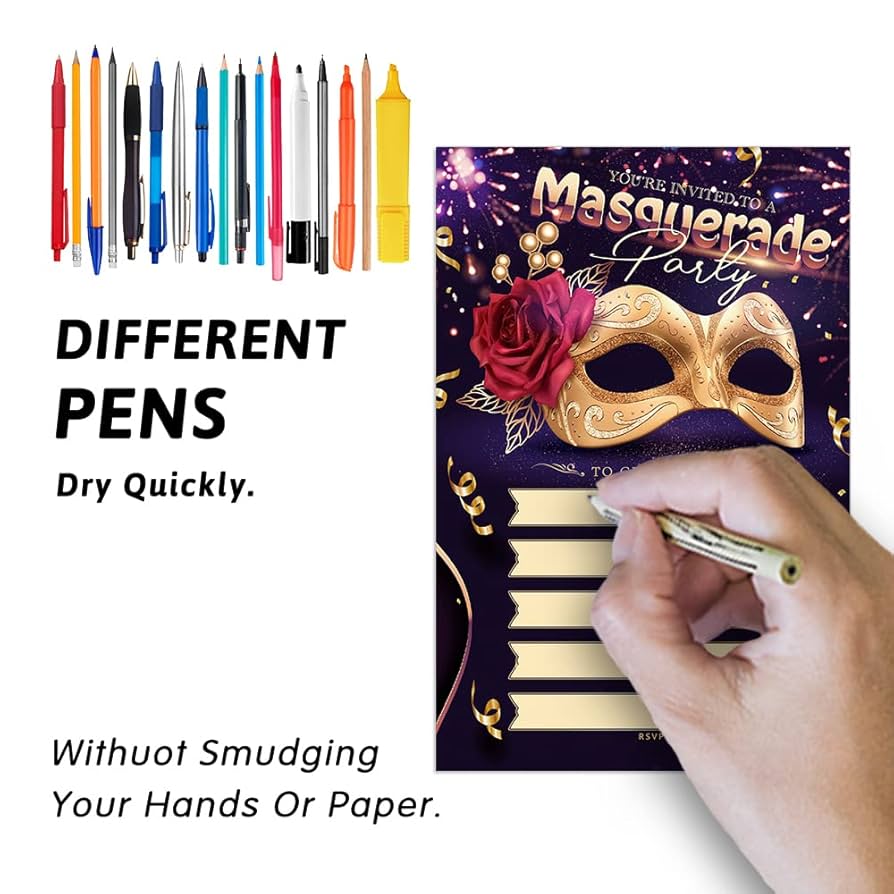 Amazon.com : Cusrtyh Masquerade Party Invitations, Mardi Gras Party Invitations, 15 Cards & Envelopes, Modern Floral Design, Unisex-Adults, Birthday Occasion : Home & Kitchen amazon-com-cusrtyh-masquerade-party-invitations-mardi-gras-party-invitations-15-cards-envelopes-modern-floral-design-unisex-adults-birthday-occasion-home-kitchen