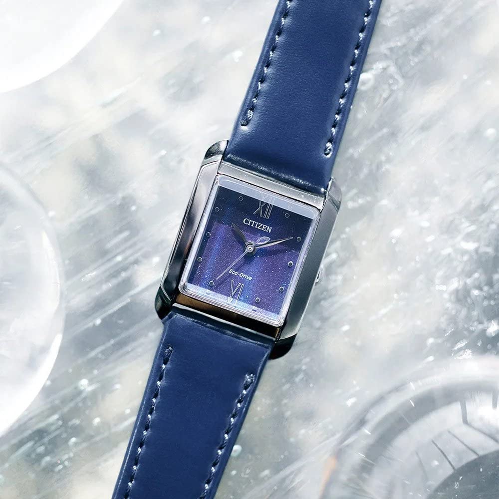 Citizen Damski analogowy zegarek Eco-Drive z bransoletką ze stali nierdzewnej