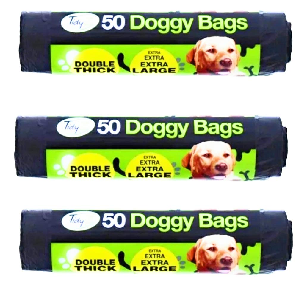 Tidyz 1500 Extra Large Extra Thick Dog Poo Bags (30 Rolls) Doggy Waste Strong Pet