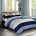 DelbouTree 2pcs Microfiber Duvet Cover Set with 4 Corner Ties,Zipper Closure,Twin 68x90"