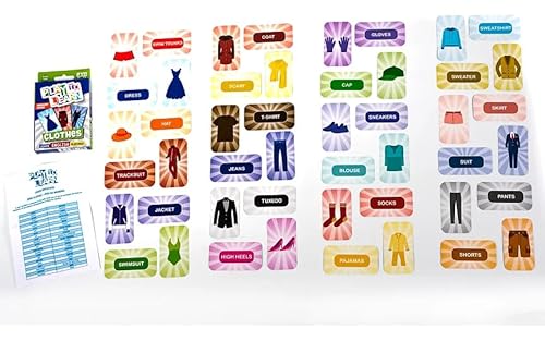 Jogo Educativo Jogo Da Memória Clothes Aprendendo Inglês