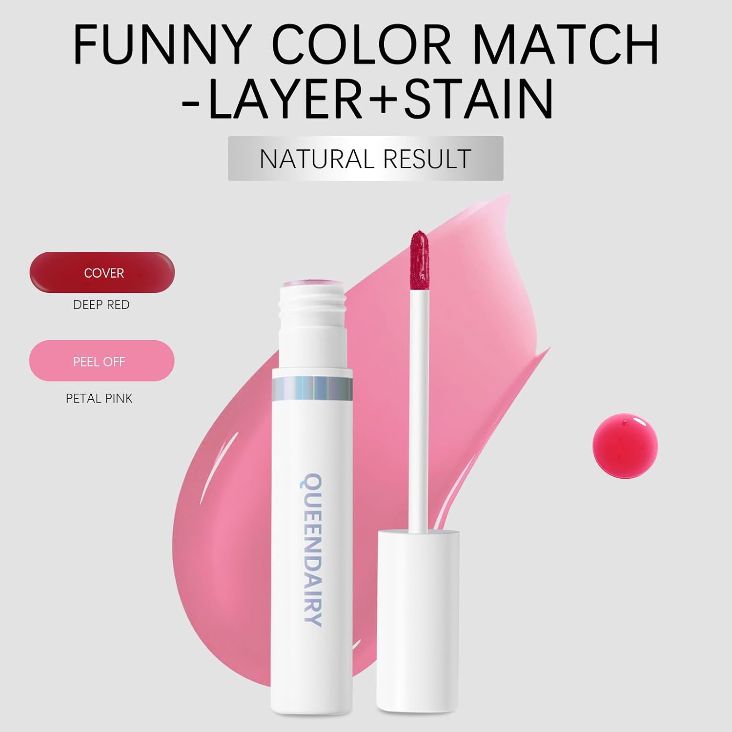 lip stain peel off lip gloss all day long lasting Waterproof and Transferproof lip tint - matte finish peel off lip liner