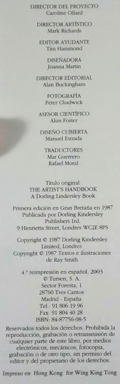 El manual del artista.: 25 (Artes, técnicas y métodos)