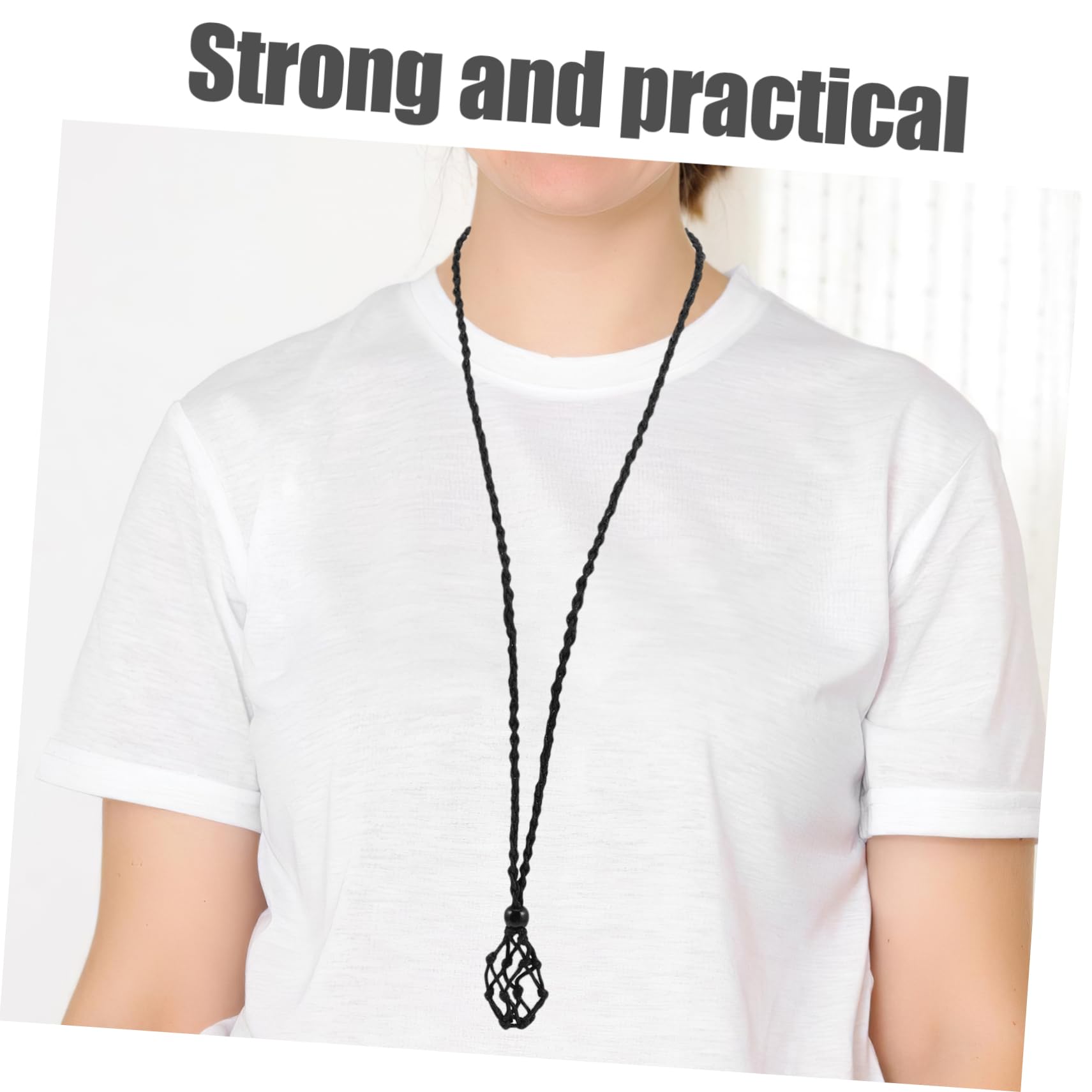 Cordino Collana Intrecciato Regolabile Nero 24 Pezzi per Gioielli | Tessuto, Stile Etnico Artigianale, per Occasioni Formali e Progetti DIY