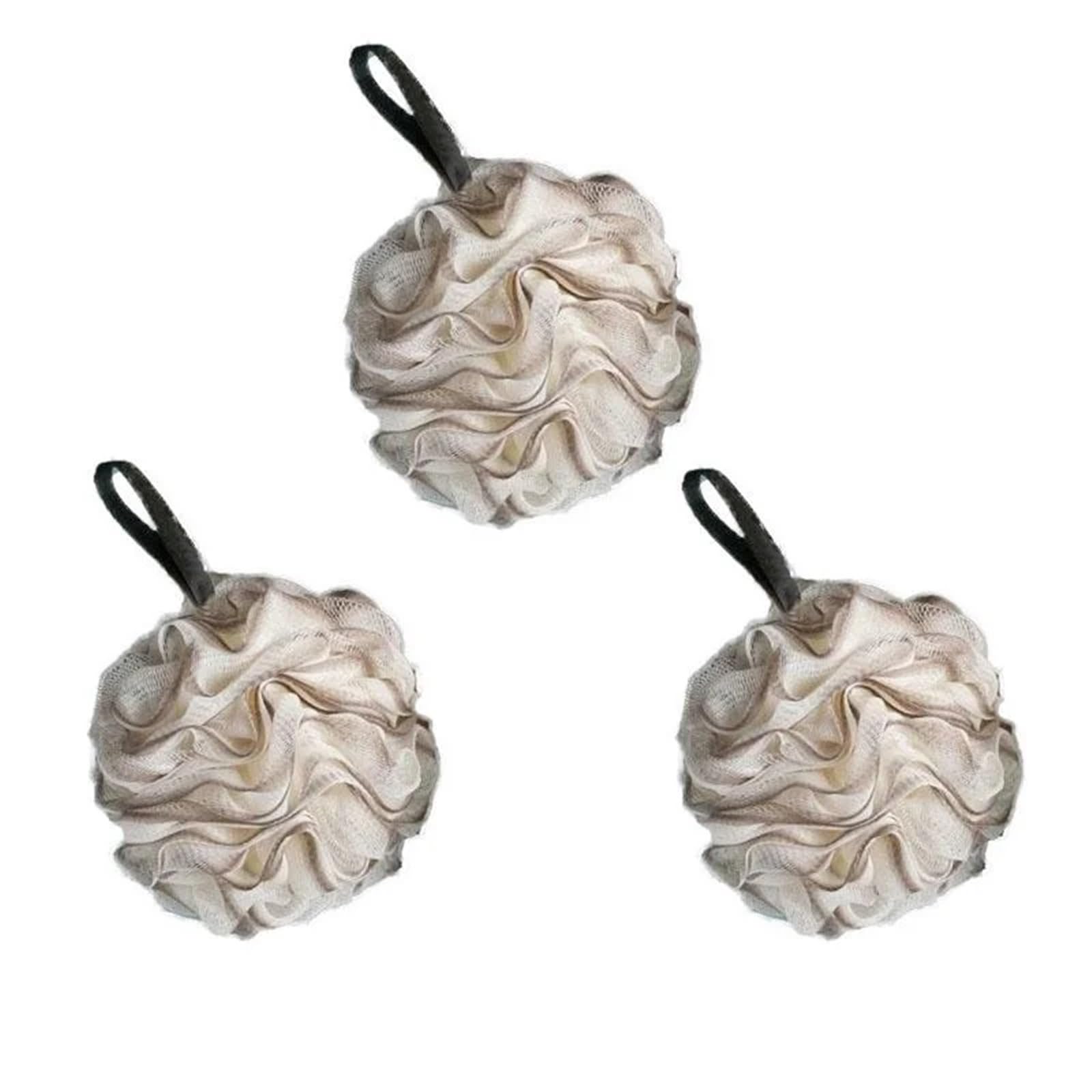 Duschschwamm, 1/2/3 Stück, großer Badeschwamm mit reichhaltigem Schaum, Handtuch-Peeling, Körperreinigungsschwamm aus Netzgewebe, Badezimmeraccessoires