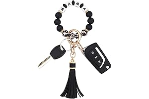 Silicone Mama Keychain Wristlet: Chic Wrist Accessory, Effortless Key Management