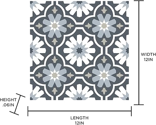 Miniatura 5 de FloorPops FP2944 Sevilla - Azulejos autoadhesivos, multicolor (paquete de 2)