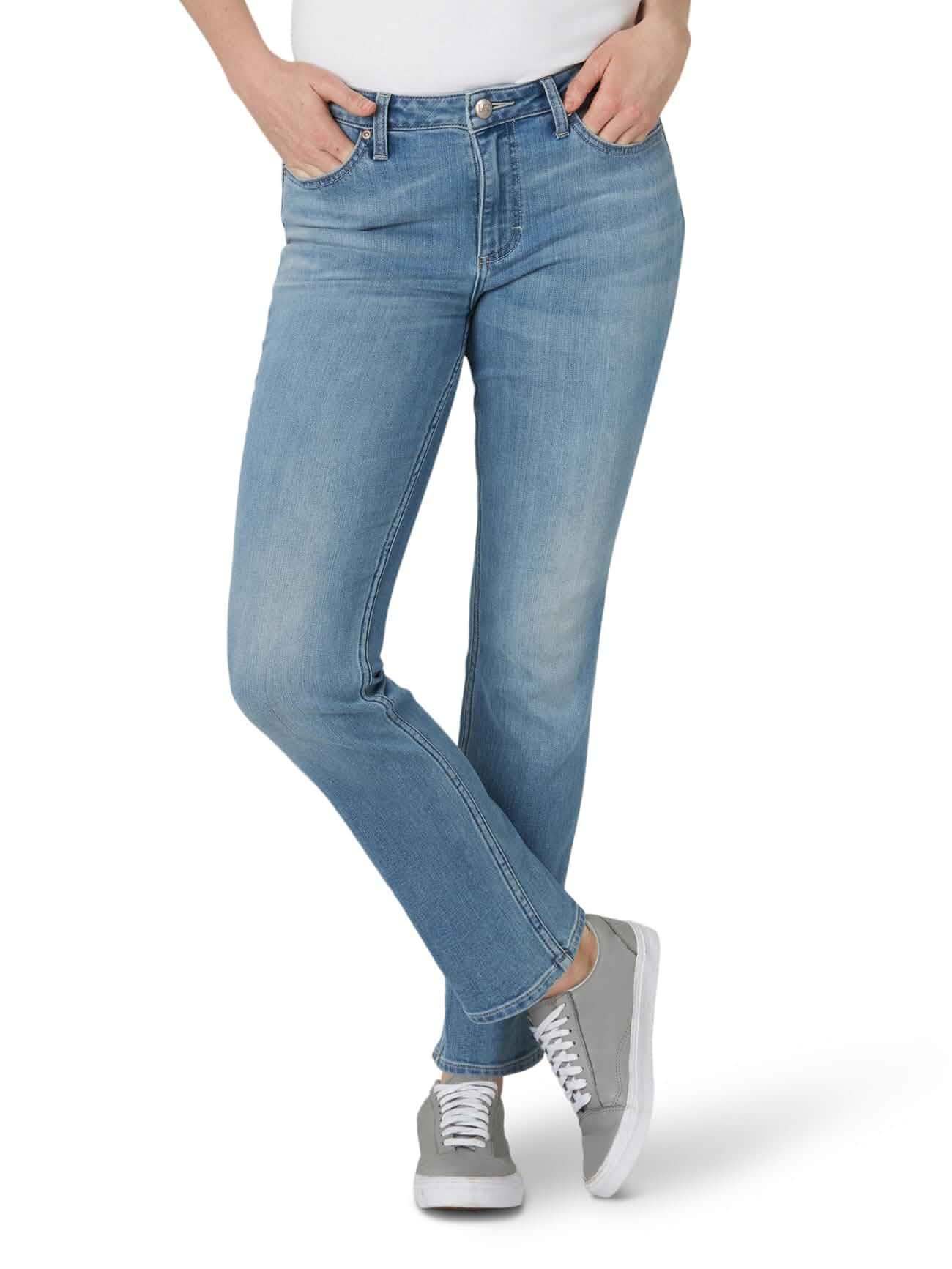 Lee Women's Legendary Mid Rise Straight Leg Jean Jeans · Regular