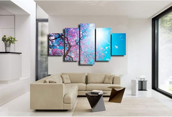 cchpfcc (Sin Marco) Un Modular Pinturas Murales 5P Leto ...