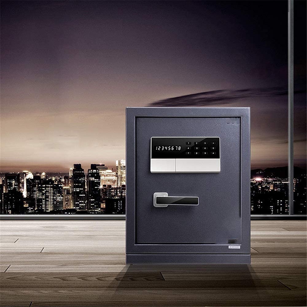 Cajas de Seguridad con Teclado para Dinero, Caja Fuerte de Acero Digital con Cerradura, Llaves de Emergencia para Caja Fuerte de Negocios para el hogar y la Oficina