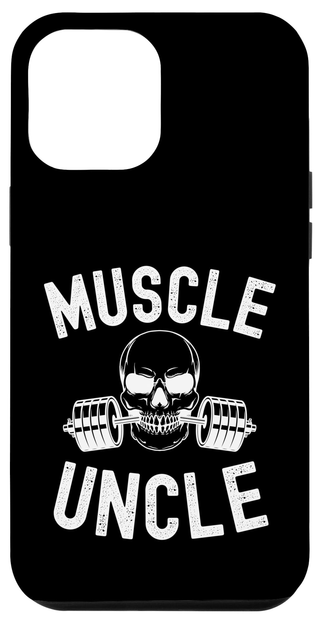 iPhone 15 Plus Muscle uncle gym Weightlifter uncle skeleton barbell gym Case