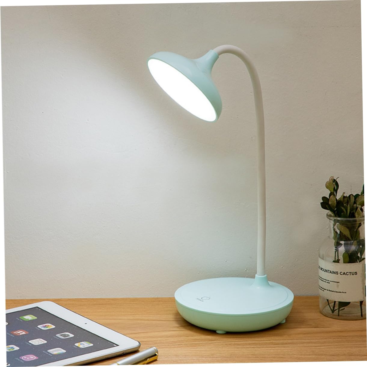 Gadpiparty 360degree USB Rechargeable Learning Lamp Control for Reading Study Bedroom Living Room Office