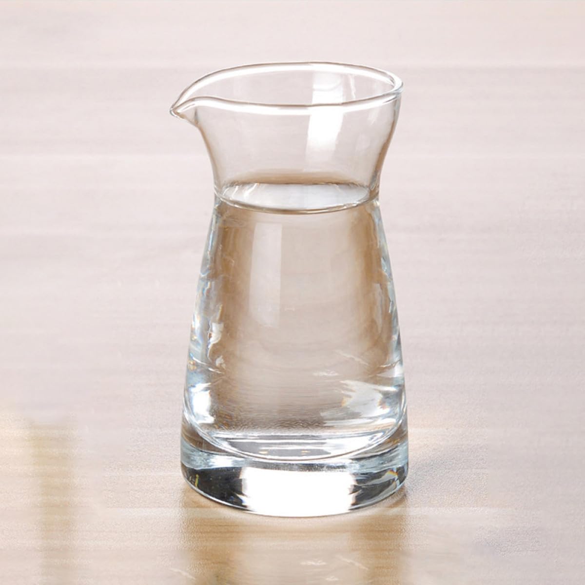 Tofficu Milchkännchen Elegantes Design 80ml Fassungsvermögen 6 Stück aus Glas zum Frischhalten von Milch und Soßen für Küche und Zuhause