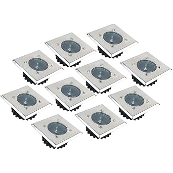 Inhdbox 10 Stuck Solar Led Bodeneinbaustrahler Garten Bodeneinbauleuchte Bodenleuchte Eckig Energieklasse A Amazon De Beleuchtung