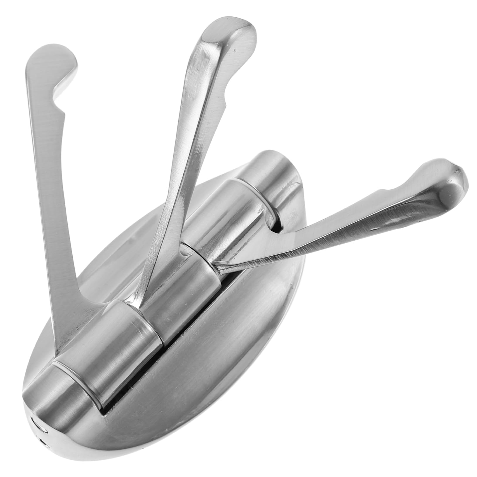SHINEOFI 4 Piezas Gancho de metal giratorio ganchos de baño gancho giratorio para montaje en pared bath colgador de toallas gancho montado en la pared Ganchos colgantes Aleación de zinc