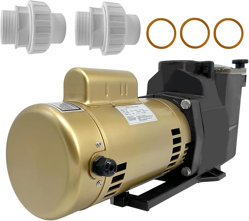 W3SP2610X15 1.5HP Super Pool Pump Fit for Hayward Single Speed Pump | SP2610X15 for All In-Ground Pool and Spa 115/230V