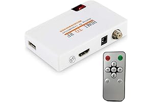 Universal RF Modulator HDMI Coax Adapter for Enhanced Digital Video Conversion