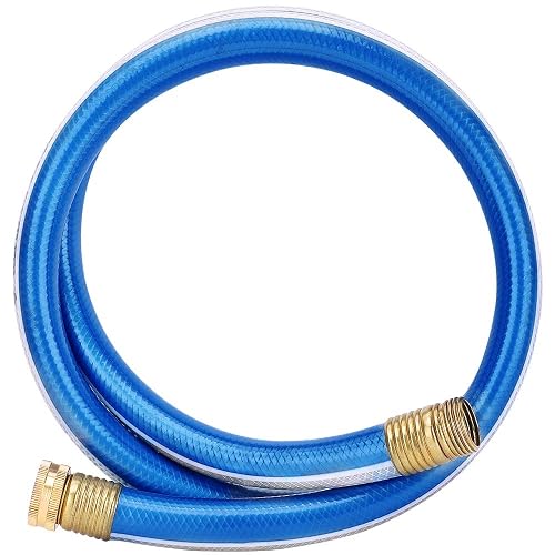 Lead-in Blue Short Garden Hose 3/4 in. x 5 ft.