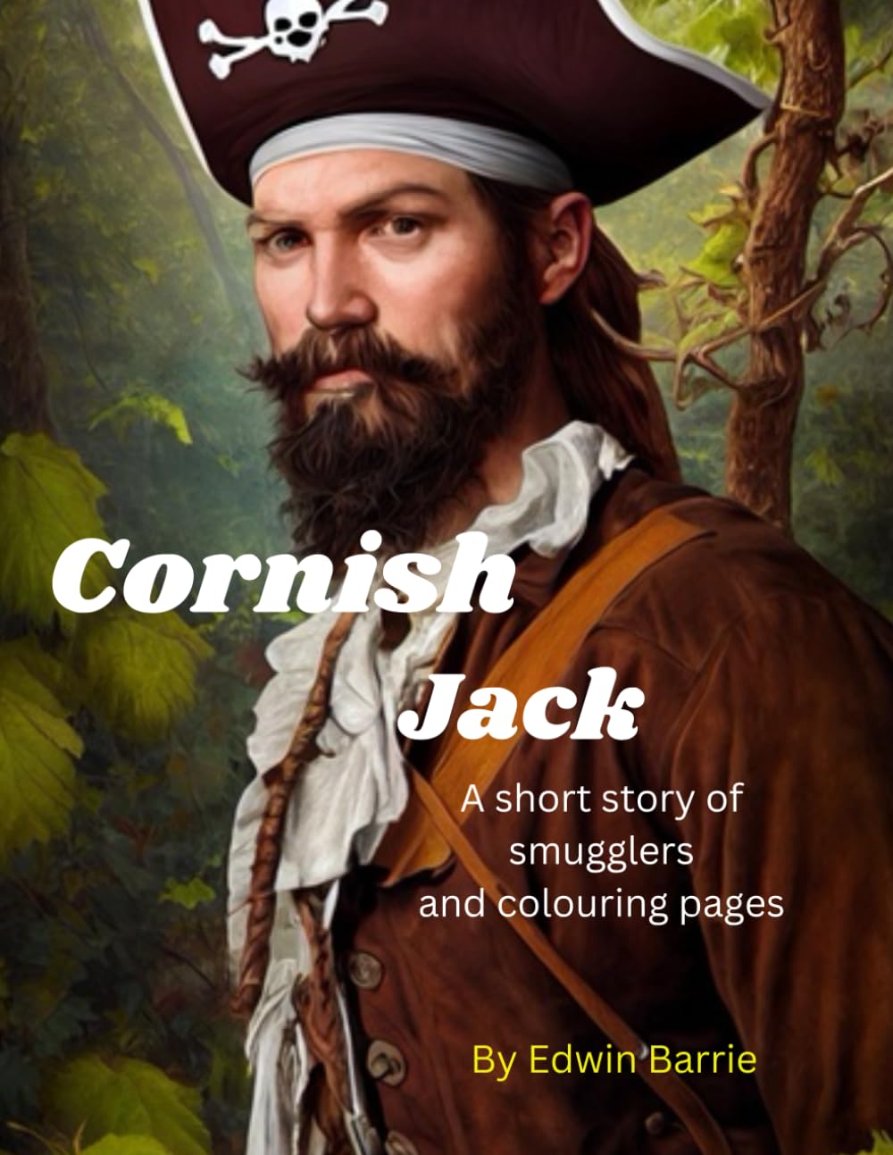 Cornish Jack: a short story of smugglers in Cornwall and colouring pages (Childrens coloring and story books)
