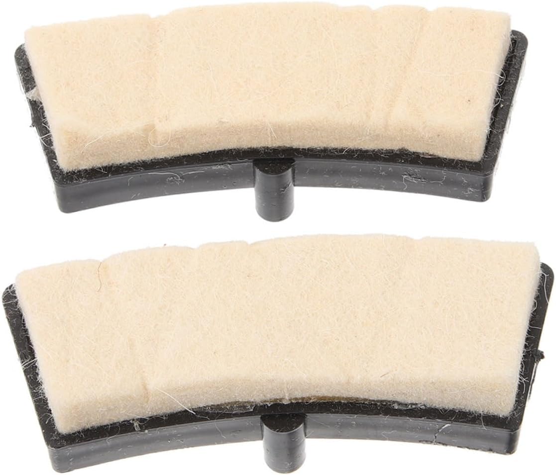 1 Pair Exercise Bike Brake Pads Replacement Noise Reducing Felt Braking Pads for Stationary Exercise Bikes Quick Replacement for Quiet Workouts Wide Compatibility with Various