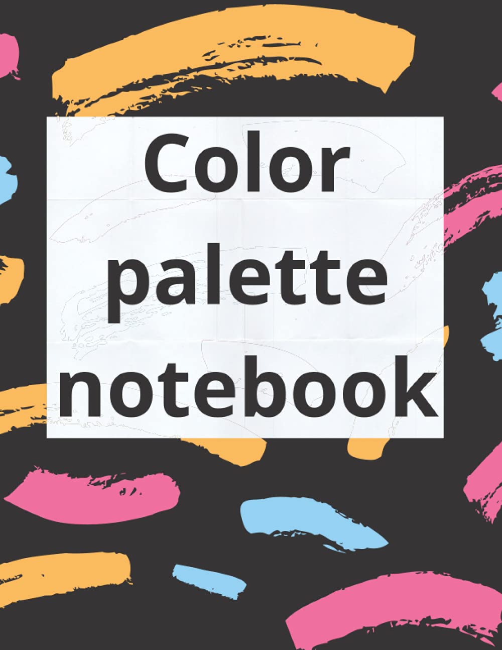 ❁ *M* ❁ページです Color palette notebook: 8.5 x 11 in (21.59 x 27.94 cm) 120 pages