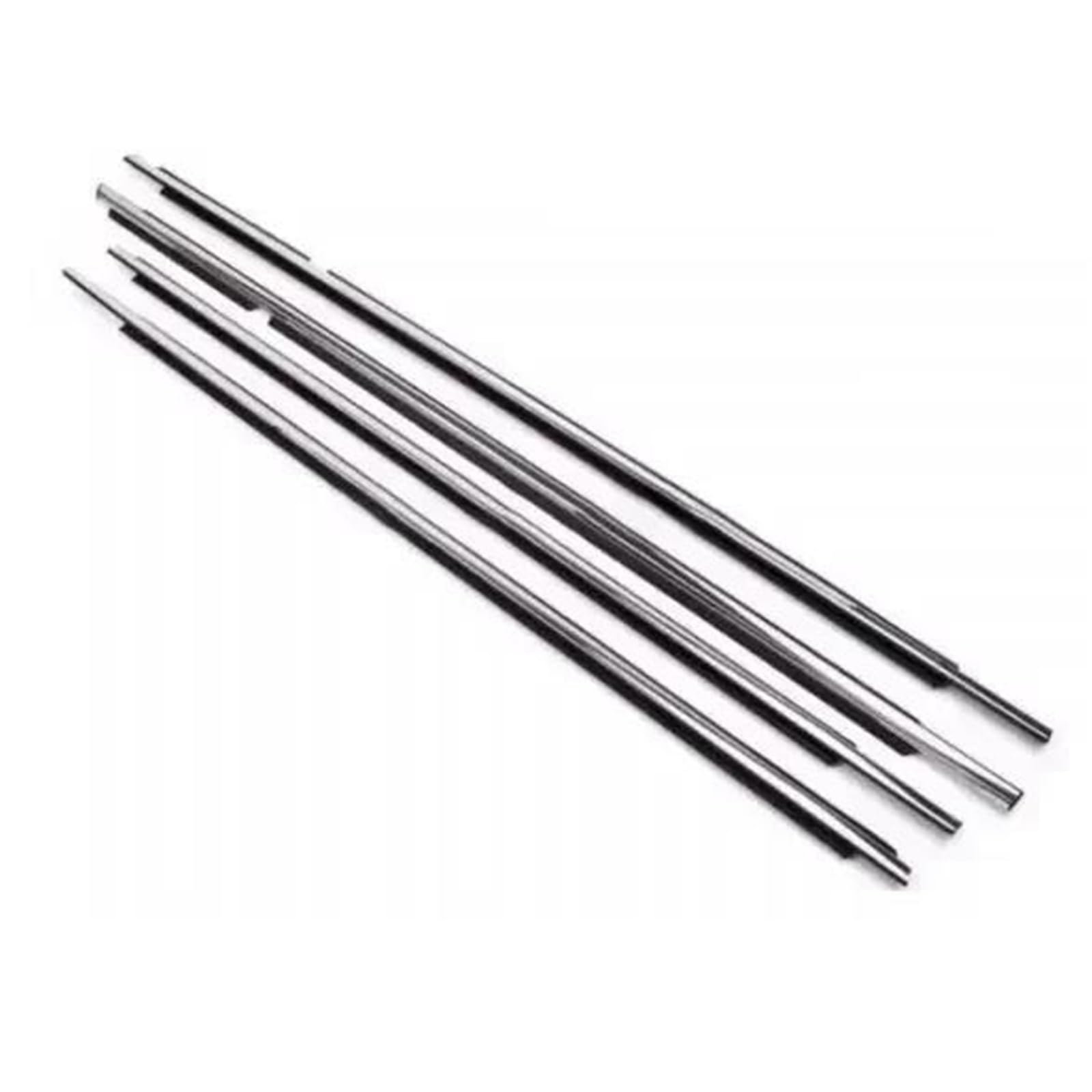 Yuqudgelky One Color 75740-60030 4 Pieces Chrome Outside Windows Rubber For Land For Cruiser Lc100 1998-2007 Weatherstrip Seal