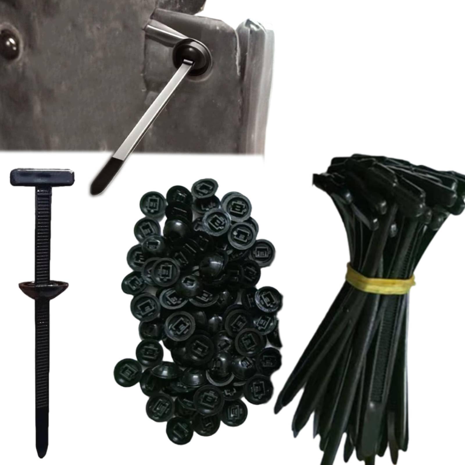 Hebilla Universal De Nailon Para Ataduras De Cables, Resistente Y