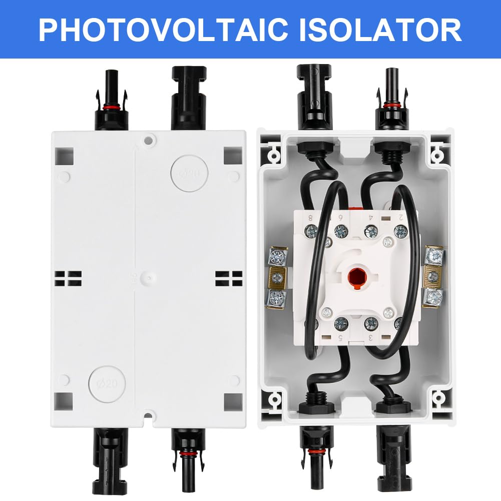 OFFCUP Przełącznik Izolatora DC, Solar Dc Separator 1200 V 32 A, Izolator Fotowoltaiczny dla Paneli Słonecznych i Baterii