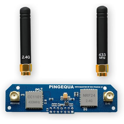 Hydra RF Cap 424 Module for M5Stack Cardputer ADV, Dual Band 2-in-1 Board, Auto Switching, Stable Power, SPI/GPIO Protection (Setup Required)