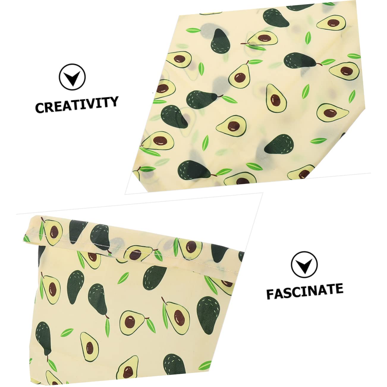 Anneome 3piezas Bolsa De Almacenamiento Reutilizable De Algodón y Cera De para Frutas Verduras y Snacks y Lavable Mantiene La Natural Alimentos