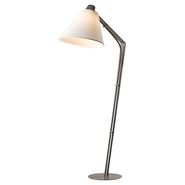 Hubbardton Forge 232860-1023 Reach Floor Lamp Black Finish Flax