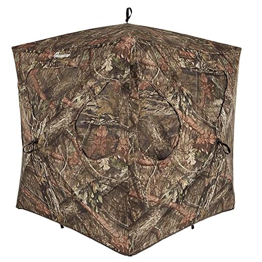 Ameristep Silent Brickhouse Ground Blind Realtree Edge Frame Frame, Model:AMEBL3002