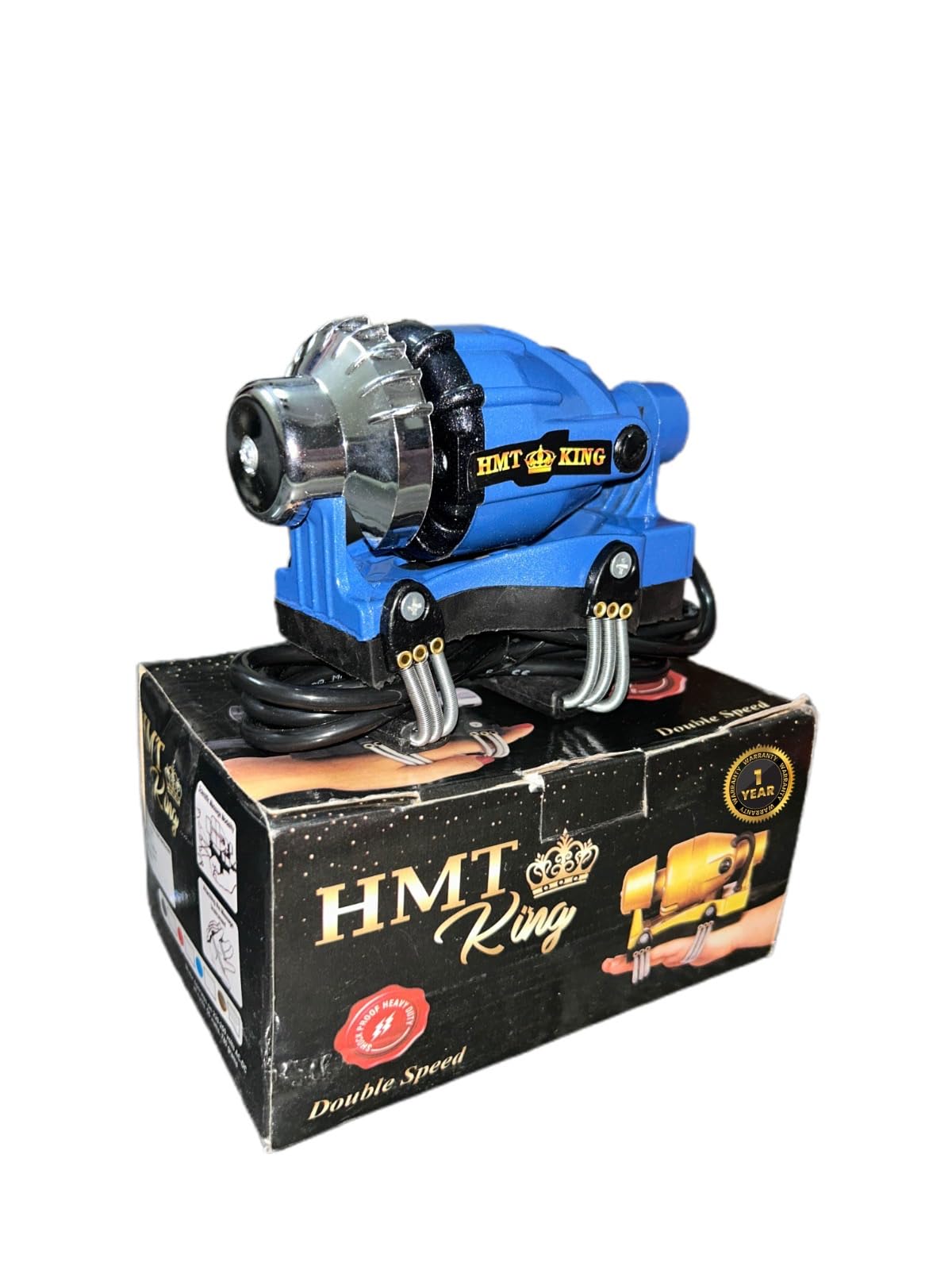 Endzone AC Daul Speed Head Massager Machine for Full Body and Pain Relief Device MASSAGER 1 Year warranty (Pre-mium Quality Blue)