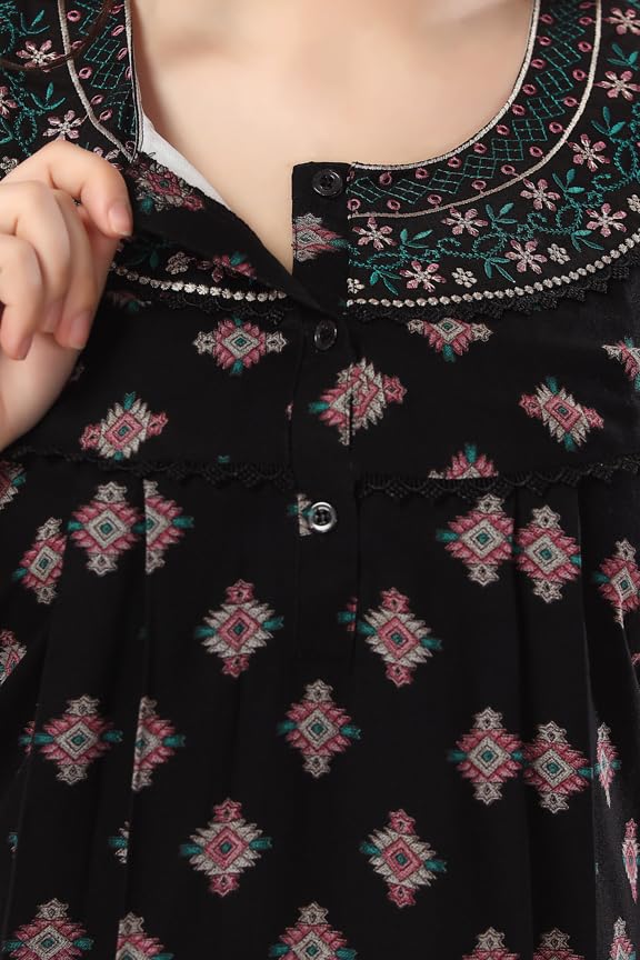 Image of Soulemo Women's Printed Alpine Nighty 1656