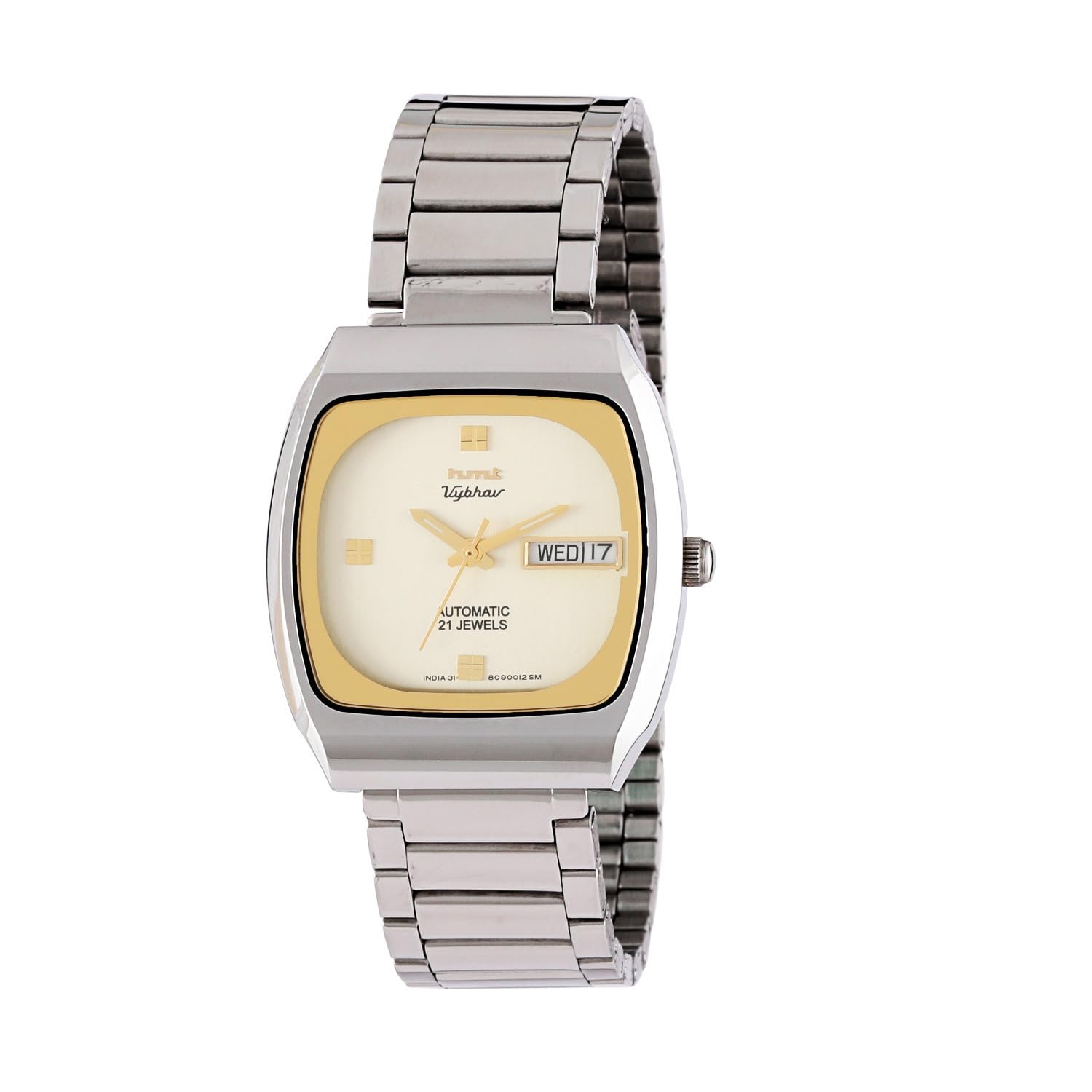 HMT VYBHAV SS Yellow Color Watch for Men | 1 Year Manufacturer Warranty | Water Resistant (B0D8JNCF24) Amazon Price History, Amazon Price Tracker
