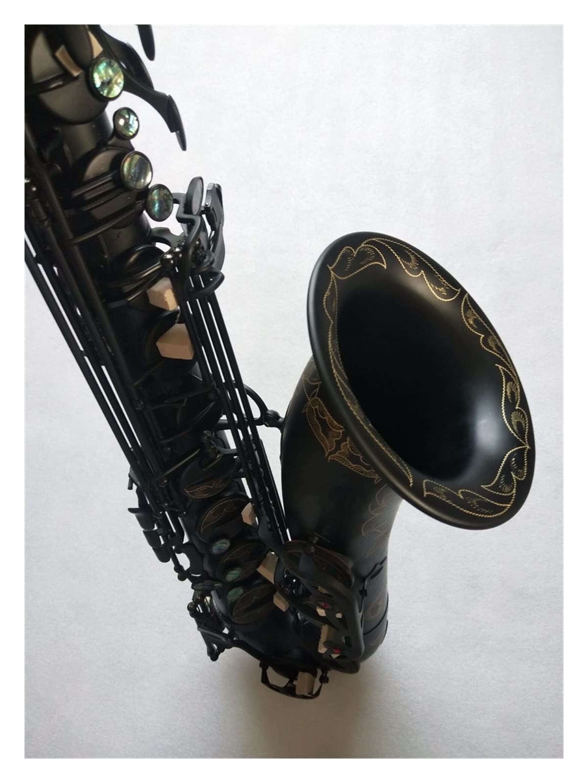 Strumento Musicale Nero Sassofono Tenor Black Strument Professionale Playing Tenor Sax Con Bocchino Kit principianti sax