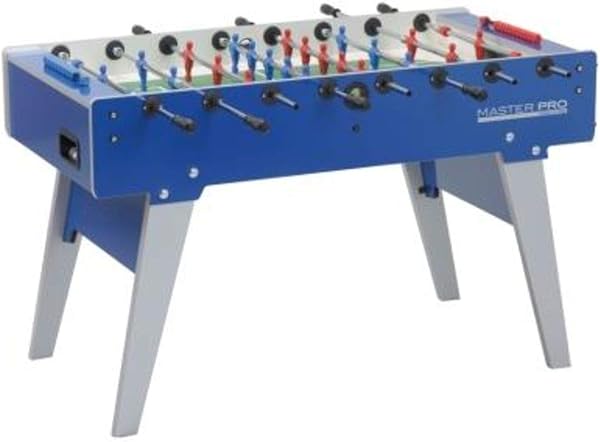 Garlando Master Pro Table Football with Exit Rods and Folding Legs Blue - 1