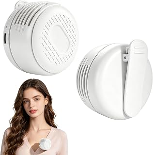 Portable Clip-On Fan, Mini USB Rechargeable 360° Rotatable Fan,Adjustable 3-Speed Suspended Whirlwind Fans, For Outdoor & Travel & Office, Travel Accessories, Gift