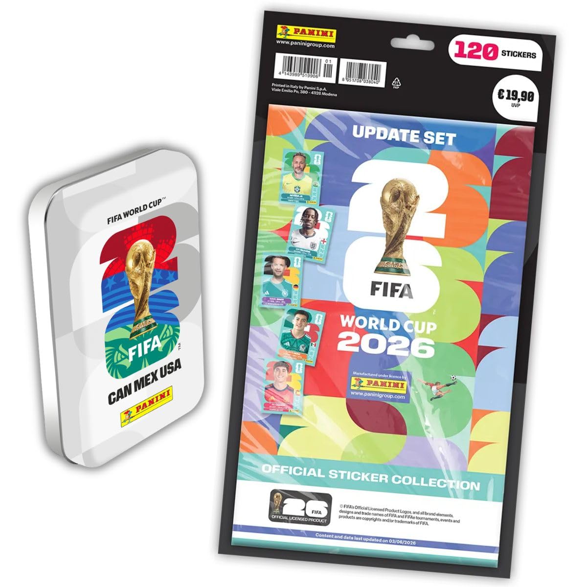 Panini - Official FIFA World Cup 2026™ Sticker Collection (Update Tin Bundle)