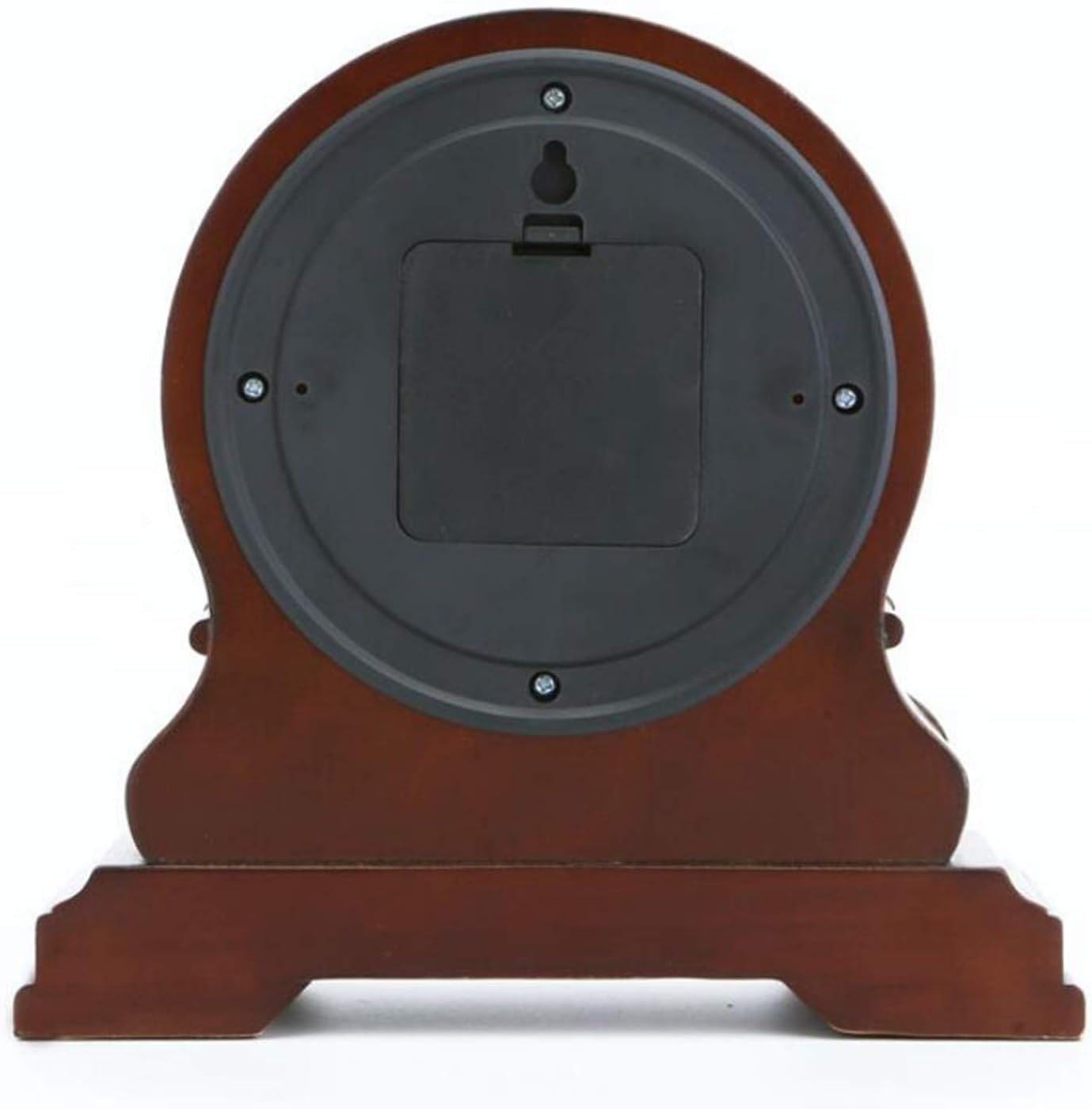 Mantel Clock Copper-Plated Pendulum Clock for Living Room Large Study Desk Desk Clock Battery Operated Mantle Clock for Fireplace Mantel Office